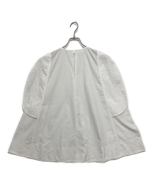 YORI（ヨリ）YORI (ヨリ) ルナスリーブブラウス ホワイト サイズ:SIZE 38の古着・服飾アイテム