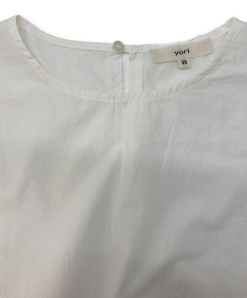 YORI（ヨリ）YORI (ヨリ) ルナスリーブブラウス ホワイト サイズ:SIZE 38の古着・服飾アイテム