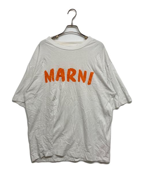 MARNI（マルニ）MARNI (マルニ) プリントTシャツ ホワイト サイズ:44の古着・服飾アイテム