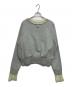 MAISON SPECIAL (メゾンスペシャル) Sheer Neck Sweatshirt/シアーネックスウェット グレー サイズ:SIZE Free 未使用品：7000円