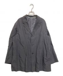 Y's for men（ワイズフォーメン）の古着「リネン混テーラードジャケット」｜グレー