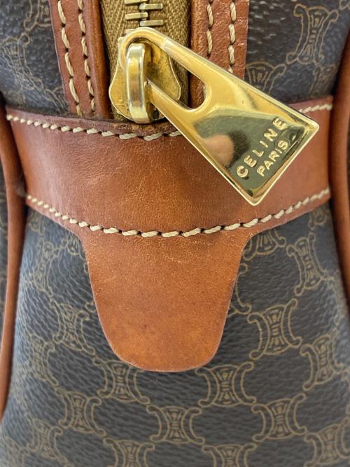 CELINE（セリーヌ）CELINE (セリーヌ) ハーフムーンハンドバッグ ブラウンの古着・服飾アイテム