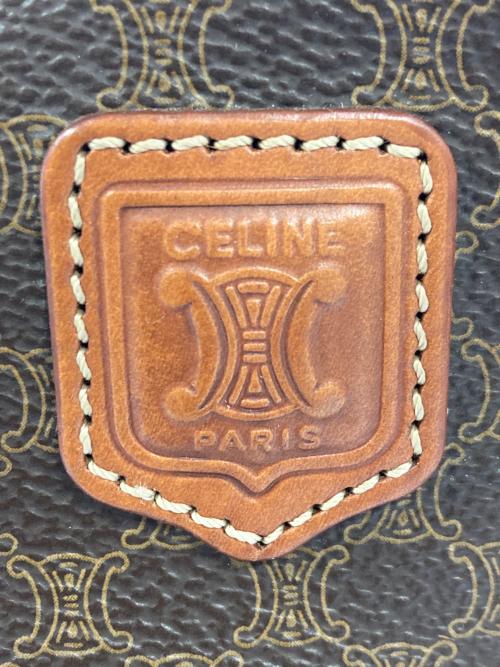 CELINE（セリーヌ）CELINE (セリーヌ) ハーフムーンハンドバッグ ブラウンの古着・服飾アイテム