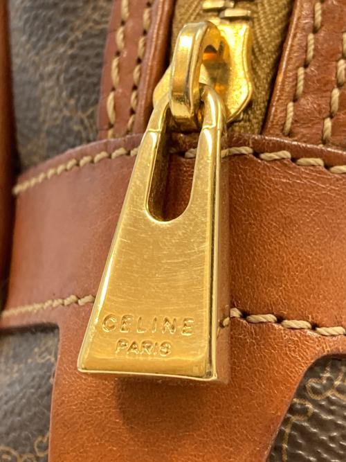 CELINE（セリーヌ）CELINE (セリーヌ) ハーフムーンハンドバッグ ブラウンの古着・服飾アイテム