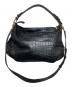 LEATHER JEWELS (レザージュエルズ) 型押し2WAY レザーバッグ ブラック：15000円