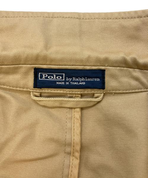 POLO RALPH LAUREN（ポロ・ラルフローレン）POLO RALPH LAUREN (ポロ・ラルフローレン) 3Bコットンテーラードジャケット ベージュ サイズ:SIZE Sの古着・服飾アイテム