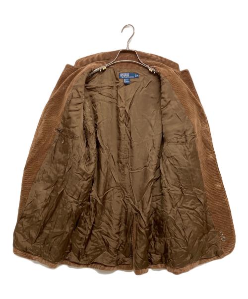 POLO RALPH LAUREN（ポロ・ラルフローレン）POLO RALPH LAUREN (ポロ・ラルフローレン) 太軸コーデュロイテーラードジャケット ブラウン サイズ:SIZE Mの古着・服飾アイテム