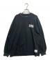 MA LABEL BY MAISON SPECIAL（エムエーレーベル バイ メゾンスペシャル）の古着「PUBLIC ENEMY PRIME-OVER L/S T-SHIRT」｜ブラック