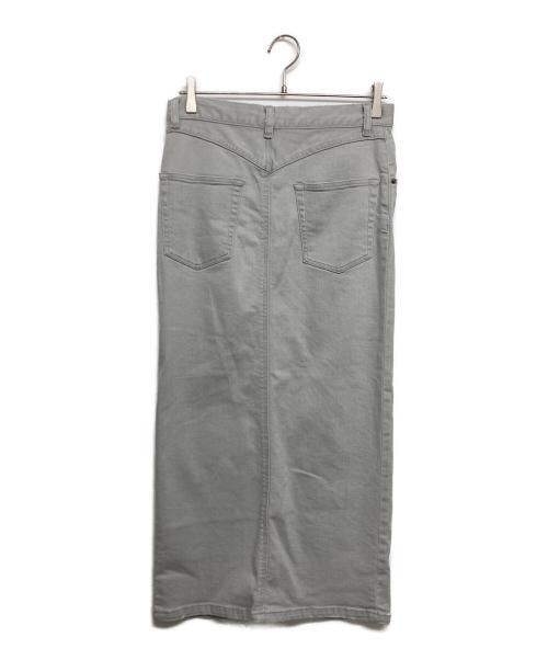 RETROVE（リトローヴ）RETROVE (リトローヴ) BLEACH DENIM SKIRT グレー サイズ:SIZE36の古着・服飾アイテム