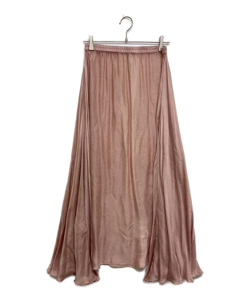 Mes Demoiselles...（メドモワゼル）Mes Demoiselles... (メドモワゼル) ギャザースカート ピンク サイズ:SIZE36の古着・服飾アイテム