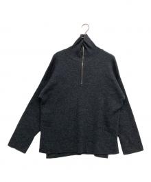 GOOD GRIEF!（グッドグリーフ）の古着「Knit Zipped Pullover」｜グレー