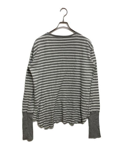 GOOD GRIEF!（グッドグリーフ）GOOD GRIEF! (グッドグリーフ) Border Thermal Top グレー サイズ:SIZE  Freeの古着・服飾アイテム