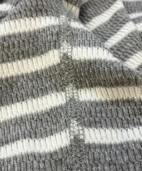 GOOD GRIEF!（グッドグリーフ）GOOD GRIEF! (グッドグリーフ) Border Thermal Top グレー サイズ:SIZE  Freeの古着・服飾アイテム
