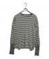 GOOD GRIEF!（グッドグリーフ）の古着「Border Thermal Top」｜グレー
