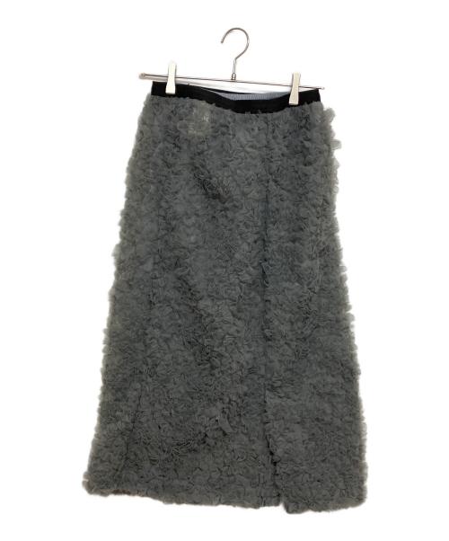 TORRAZZO DONNA（トラッゾドンナ）TORRAZZO DONNA (トラッゾドンナ) I Line Tulle Skirt グレー サイズ:SIZE Freeの古着・服飾アイテム