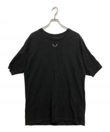 READYMADE（レディメイド）の古着「SMILE & LOGO SHORT SLEEVE T-SHIRT (スマイル アンド ロゴ ショート スリーブ ティーシャツ）」｜ブラック