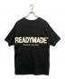 READYMADE (レディメイド) SMILE & LOGO SHORT SLEEVE T-SHIRT (スマイル アンド ロゴ ショート スリーブ ティーシャツ） ブラック サイズ:SIZE XXL：9000円