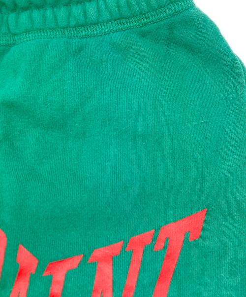 SAINT MICHAEL（セントマイケル）SAINT MICHAEL (セントマイケル) LOGO SWEATSHORTS(ロゴ スウェットショーツ) グリーン サイズ:SIZE Mの古着・服飾アイテム