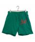 SAINT MICHAEL（セントマイケル）の古着「LOGO SWEATSHORTS(ロゴ スウェットショーツ)」｜グリーン
