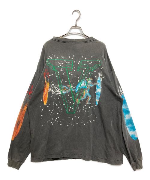 SAINT MICHAEL（セントマイケル）SAINT MICHAEL (セントマイケル) VLONE VL LS TEE グレー サイズ:SIZE XXLの古着・服飾アイテム