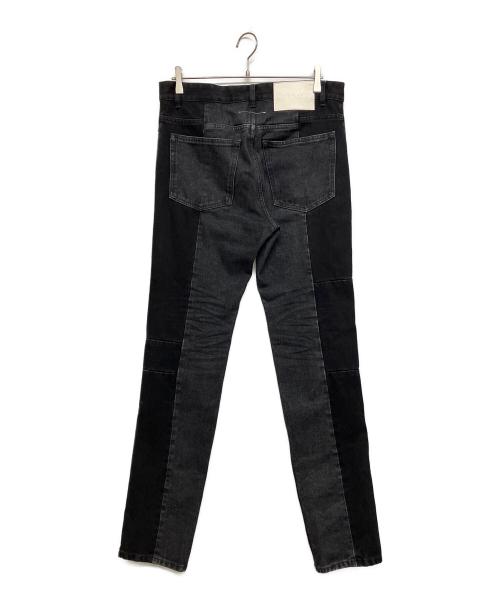 MM6 Maison Margiela（エムエムシックスメゾンマルジェラ）MM6 Maison Margiela (エムエムシックスメゾンマルジェラ) フェード スキニーデニム ブラック サイズ:SIZE 32の古着・服飾アイテム