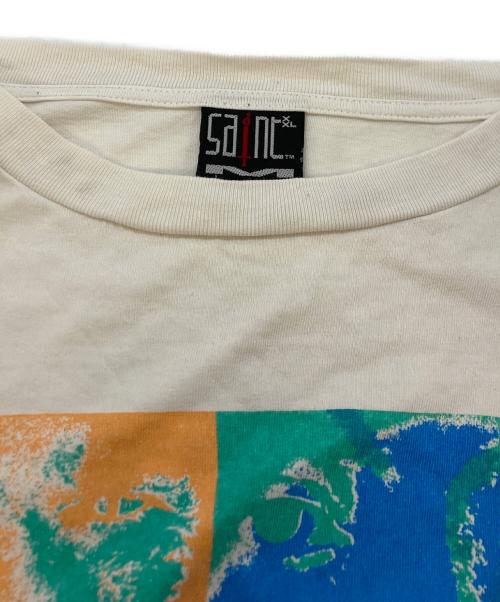 SAINT MICHAEL（セントマイケル）SAINT MICHAEL (セントマイケル) LS TEE/HOUSE SAINT ホワイト サイズ:SIZE XXLの古着・服飾アイテム