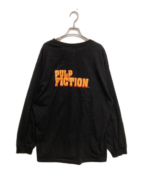 WACKO MARIA（ワコマリア）WACKO MARIA (ワコマリア) PULP FICTION (パルプフィクション) LONG T-SHIRT TYPE-3 ブラック サイズ:SIZE XLの古着・服飾アイテム