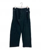 Champion REVERSE WEAVE×WIDE DADチャンピオン リバース ウィーブ×ワイド ダット）の古着「RW DAD SWEAT PANTS」｜ブラック