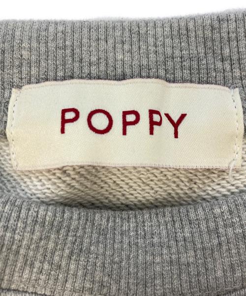 POPPY（ポピー）POPPY (ポピー) Heart tulle sweatshirt グレー サイズ:SIZE Freeの古着・服飾アイテム