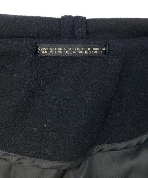 IMPER MEABLE yohjiyamamoto HOMME（インパァーミィアブル ヨウジヤマモト オム）IMPER MEABLE yohjiyamamoto HOMME (インパァーミィアブル ヨウジヤマモト オム) ウール フードコート ブラック サイズ:SIZE Lの古着・服飾アイテム