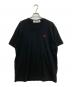 PLAY COMME des GARCONS（プレイコムデギャルソン）の古着「T-Shirt With Small Red Emblem」｜ブラック