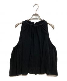 ISABEL MARANT（イザベルマラン）の古着「ノースリーブブラウス」｜ブラック