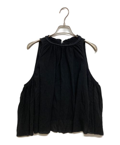 ISABEL MARANT（イザベルマラン）ISABEL MARANT (イザベルマラン) ノースリーブブラウス ブラック サイズ:SIZE 34の古着・服飾アイテム