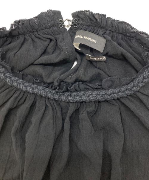 ISABEL MARANT（イザベルマラン）ISABEL MARANT (イザベルマラン) ノースリーブブラウス ブラック サイズ:SIZE 34の古着・服飾アイテム