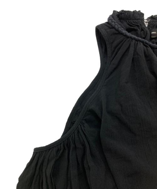 ISABEL MARANT（イザベルマラン）ISABEL MARANT (イザベルマラン) ノースリーブブラウス ブラック サイズ:SIZE 34の古着・服飾アイテム