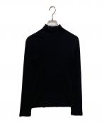 YOHJI YAMAMOTOヨウジヤマモト）の古着「１００／２強撚スムス脇ネ－ムＨ・Ｎ長Ｔ」｜ブラック