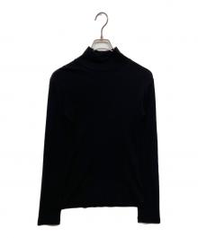 YOHJI YAMAMOTO（ヨウジヤマモト）の古着「１００／２強撚スムス脇ネ－ムＨ・Ｎ長Ｔ」｜ブラック