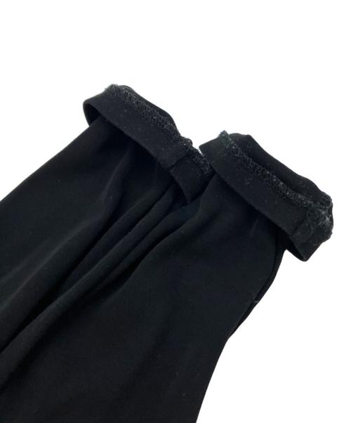 YOHJI YAMAMOTO（ヨウジヤマモト）YOHJI YAMAMOTO (ヨウジヤマモト) １００／２強撚スムス脇ネ－ムＨ・Ｎ長Ｔ ブラック サイズ:SIZE2の古着・服飾アイテム
