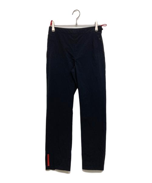 PRADA SPORTS（プラダスポーツ）PRADA SPORTS (プラダスポーツ) ストレートナイロン混パンツ ネイビー サイズ:SIZE40の古着・服飾アイテム