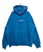 SUPREMEシュプリーム）の古着「Box Logo Hooded Sweatshirt(ボックスロゴ フーデッド スウェットシャツ)」｜ブルー
