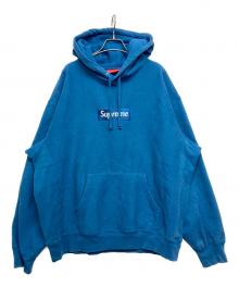 SUPREME（シュプリーム）の古着「Box Logo Hooded Sweatshirt(ボックスロゴ フーデッド スウェットシャツ)」｜ブルー
