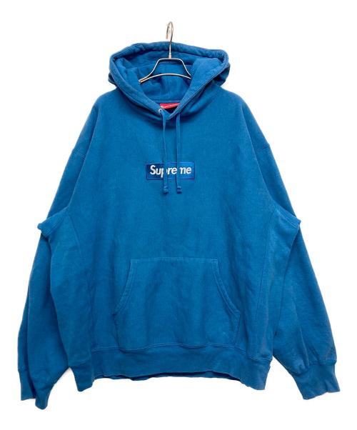 SUPREME（シュプリーム）SUPREME (シュプリーム) Box Logo Hooded Sweatshirt(ボックスロゴ フーデッド スウェットシャツ) ブルー サイズ:SIZE XLの古着・服飾アイテム