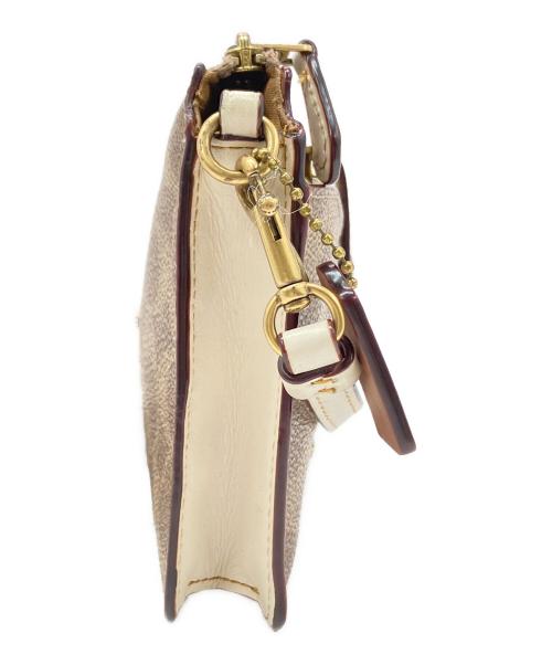 COACH（コーチ）COACH (コーチ) ショルダーウォレット ベージュ サイズ:実寸サイズを参照くださいの古着・服飾アイテム
