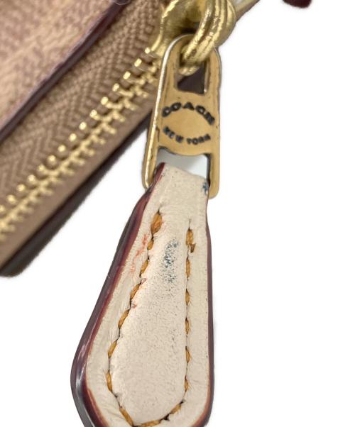 COACH（コーチ）COACH (コーチ) ショルダーウォレット ベージュ サイズ:実寸サイズを参照くださいの古着・服飾アイテム