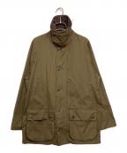 Barbourバブアー）の古着「ビデイル ピーチスキン ノンワックス ジャケット」｜カーキ