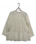 Jocomomola (ホコモモラ) 【2WAY】Reir オパールワッシャーチュニックブラウス アイボリー サイズ:SIZE40 未使用品：6000円