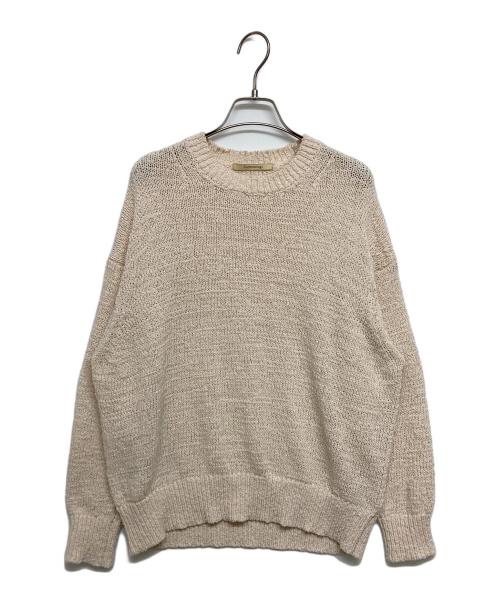Curensology（カレンソロジー）Curensology (カレンソロジー) ルーズニットプルオーバー ベージュ サイズ:SIZE Freeの古着・服飾アイテム