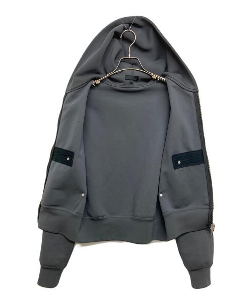 Omar Afridi（オマールアフリディ）Omar Afridi (オマールアフリディ) Cardi Hoodie グレー サイズ:SIZE 46の古着・服飾アイテム