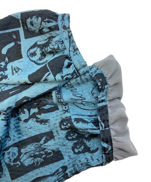 Hysteric Glamour（ヒステリックグラマー）Hysteric Glamour (ヒステリックグラマー) 7分袖シルクワンピース　0104AO02 ブルー サイズ:SIZE Freeの古着・服飾アイテム