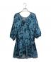 Hysteric Glamour（ヒステリックグラマー）の古着「7分袖シルクワンピース　0104AO02」｜ブルー
